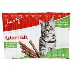 Jeden Tag Katzensticks...