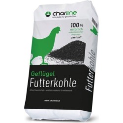 CharLine Futterkohle-Granulat für Geflügel - 8 kg