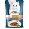 Purina Gourmet Perle Genuss in Sauce mit Lachs in einer Sauce mit feiner Grilllachsnote