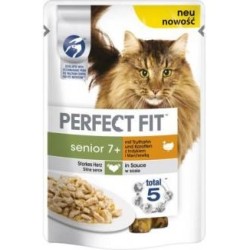 Perfect Fit Cat Senior mit Truthahn und Karotten