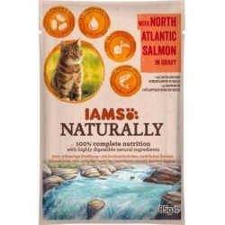 Iams Naturally Cat Lachs in Sauce