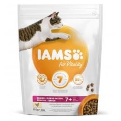 Iams for Vitality Katzenfutter Senior mit frischem Huhn