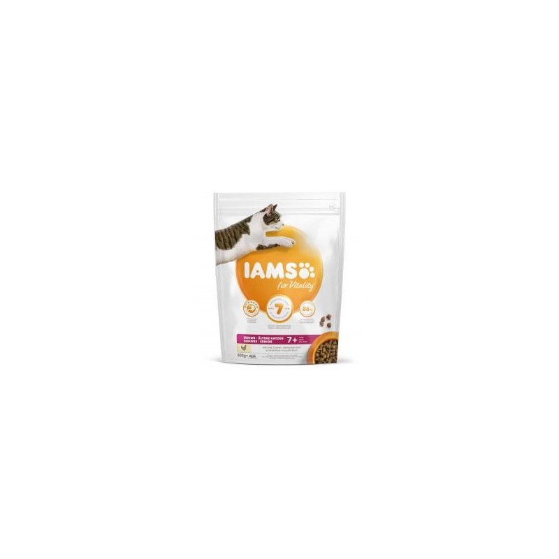 Iams for Vitality Katzenfutter Senior mit frischem Huhn