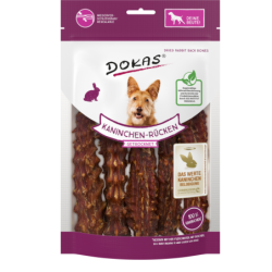 Dokas Kaninchen-Rücken für Hunde - 120 g