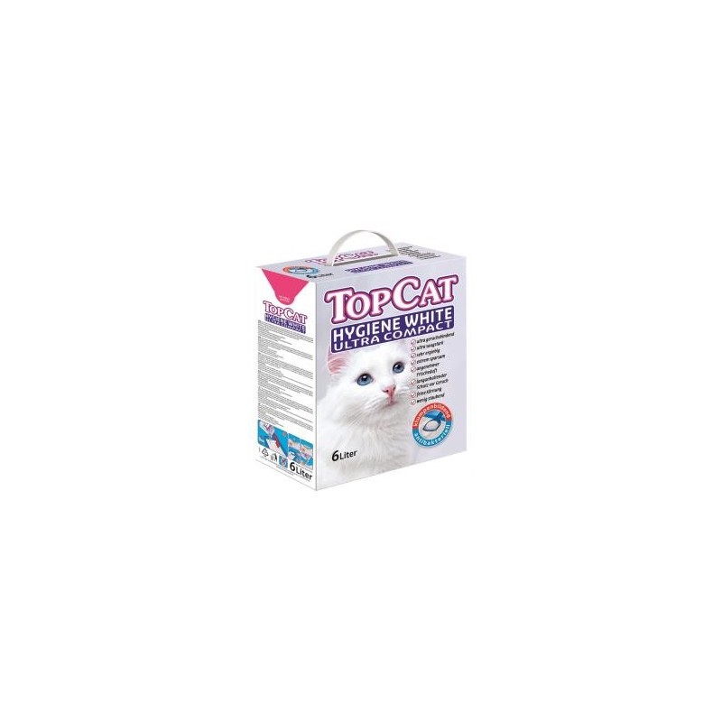 Top Cat Katzenstreu Hygiene White Ultra Compact