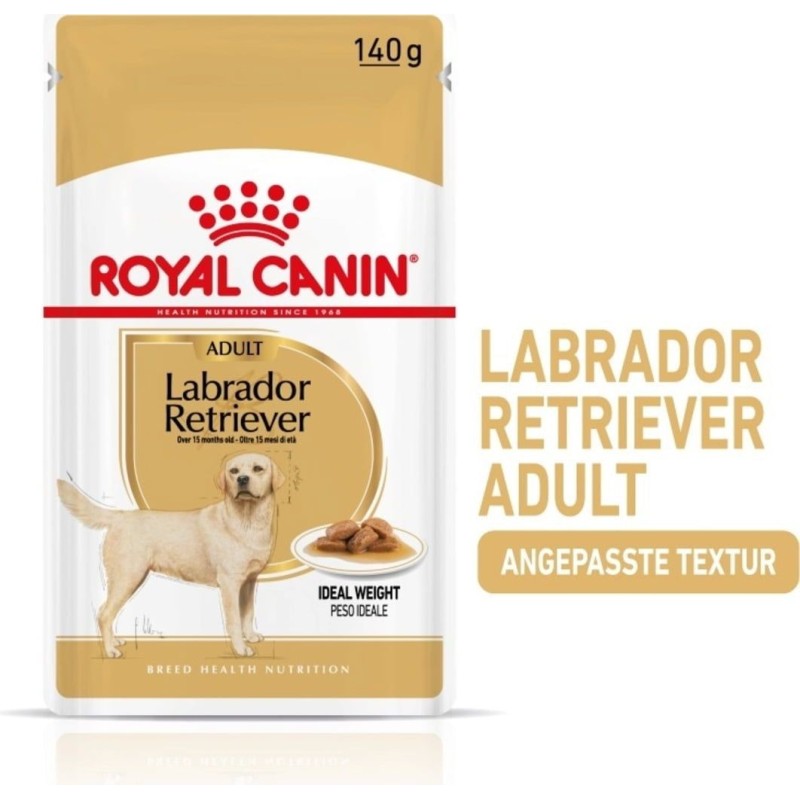 Royal Canin Labrador Retriever Adult in Soße 10x140 g - 1.400 g