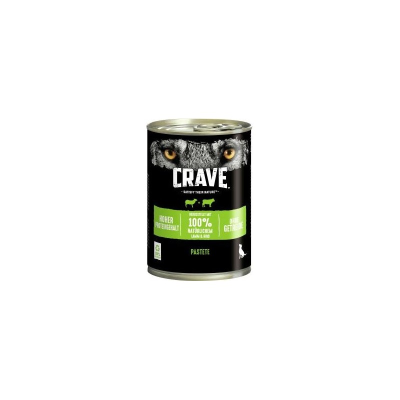 Crave Hund Adult Pastete mit Lamm & Rind