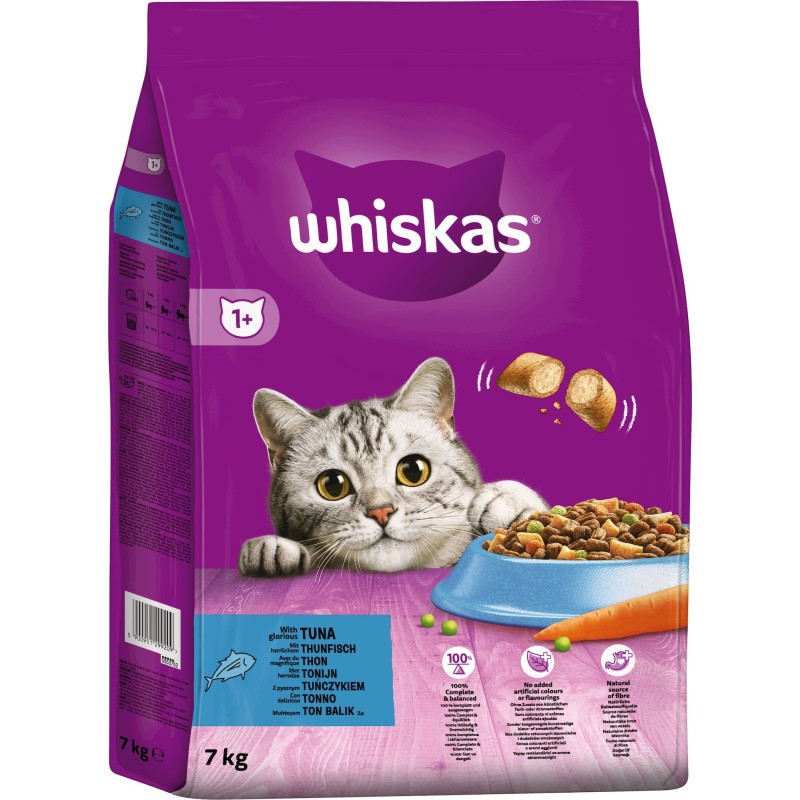 Whiskas Trocken mit Thunfisch 1+ - 7 kg