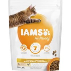 Iams for Vitality Cat Anti-Haarballen mit frischem Huhn