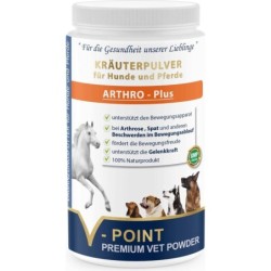 V-POINT ARTHRO Plus -Premium Kräuterpulver für Hunde und Pferde - 500 g