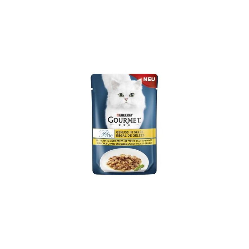 Purina Gourmet Perle Genuss in Gelee mit Huhn