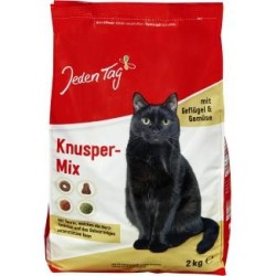 Jeden Tag Katze Knusper-Mix mit Geflügel & Gemüse