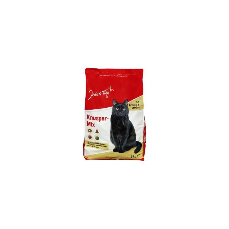 Jeden Tag Katze Knusper-Mix mit Geflügel & Gemüse