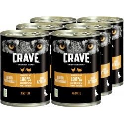 Crave Hund Adult Pastete mit Huhn & Truthahn