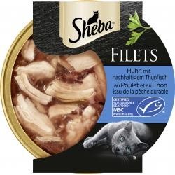 Sheba Filets Huhn mit nachhaltigem Thunfisch MSC