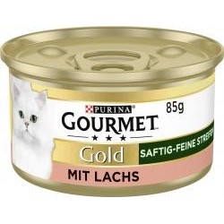 Purina Gourmet Gold Saftig-feine Streifen mit Lachs