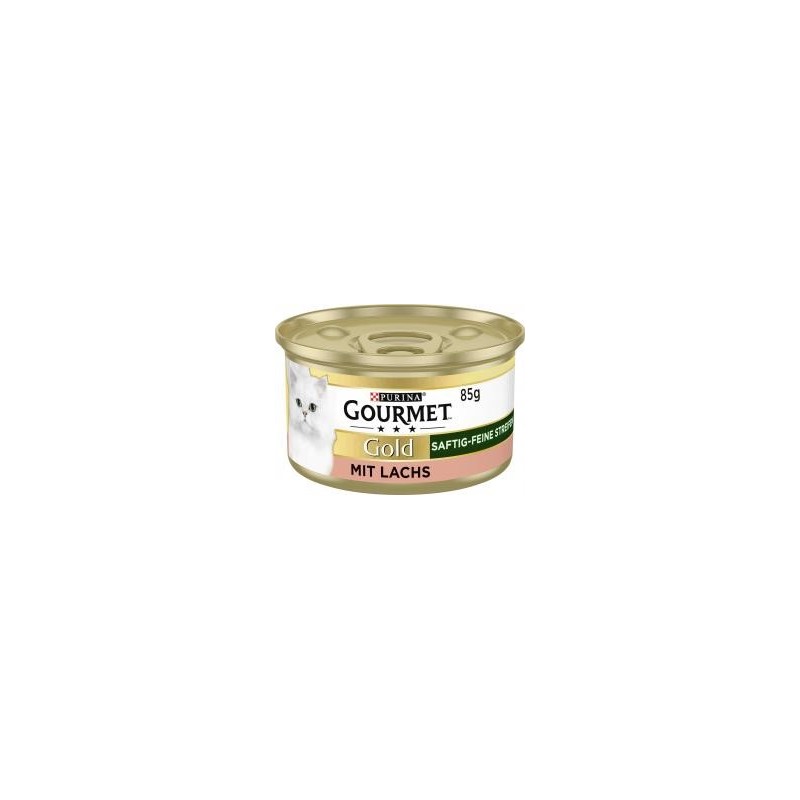 Purina Gourmet Gold Saftig-feine Streifen mit Lachs