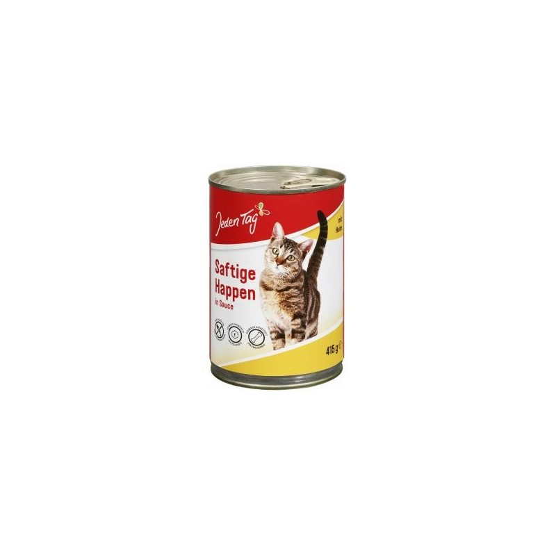 Jeden Tag Katze Saftige Happen in Sauce mit Huhn