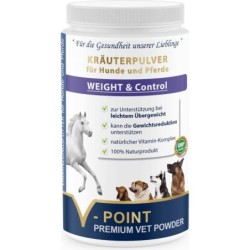 V-POINT WEIGHT Control - Premium Kräuterpulver für Hunde und Pferde - 500 g