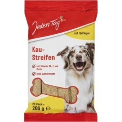 Jeden Tag Hund Kaustreifen mit Geflügel