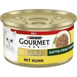 Purina Gourmet Gold Saftig feine Streifen mit Huhn