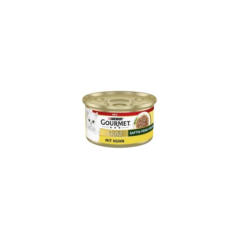 Purina Gourmet Gold Saftig feine Streifen mit Huhn