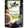 Sheba Nature's Collection in Sauce mit Huhn und Leinöl garniert mit Tomate