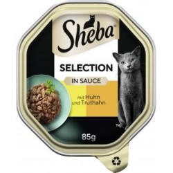 Sheba Selection in Sauce mit Huhn und Truthahn