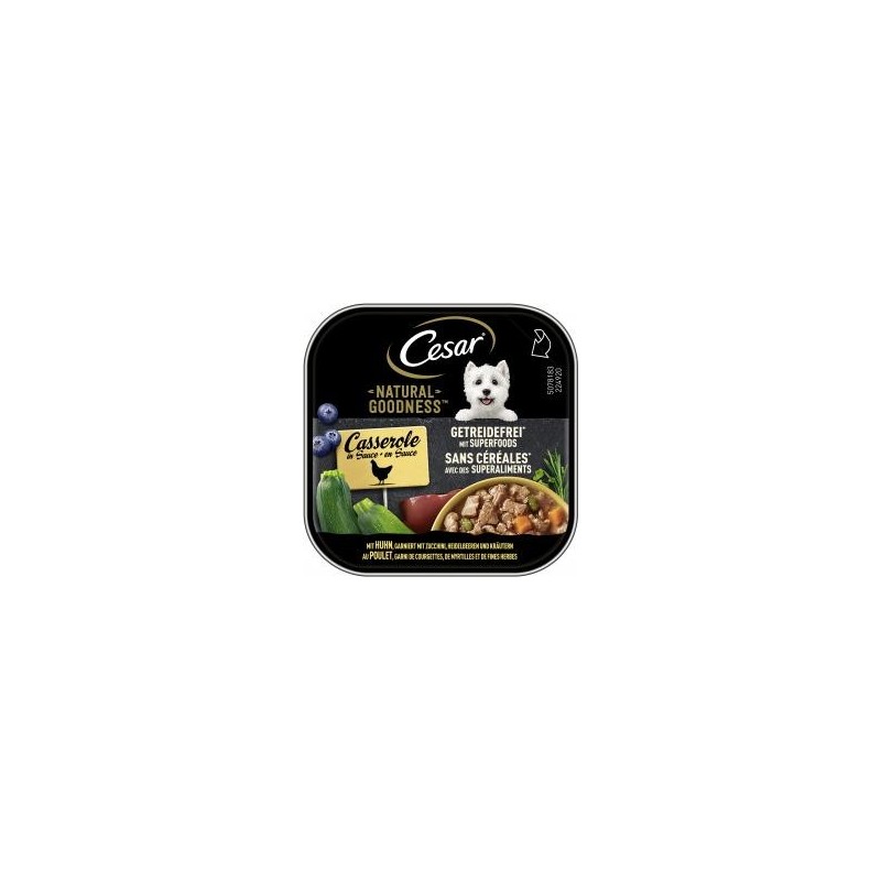 Cesar Natural Goodness Casserole in Sause mit Huhn