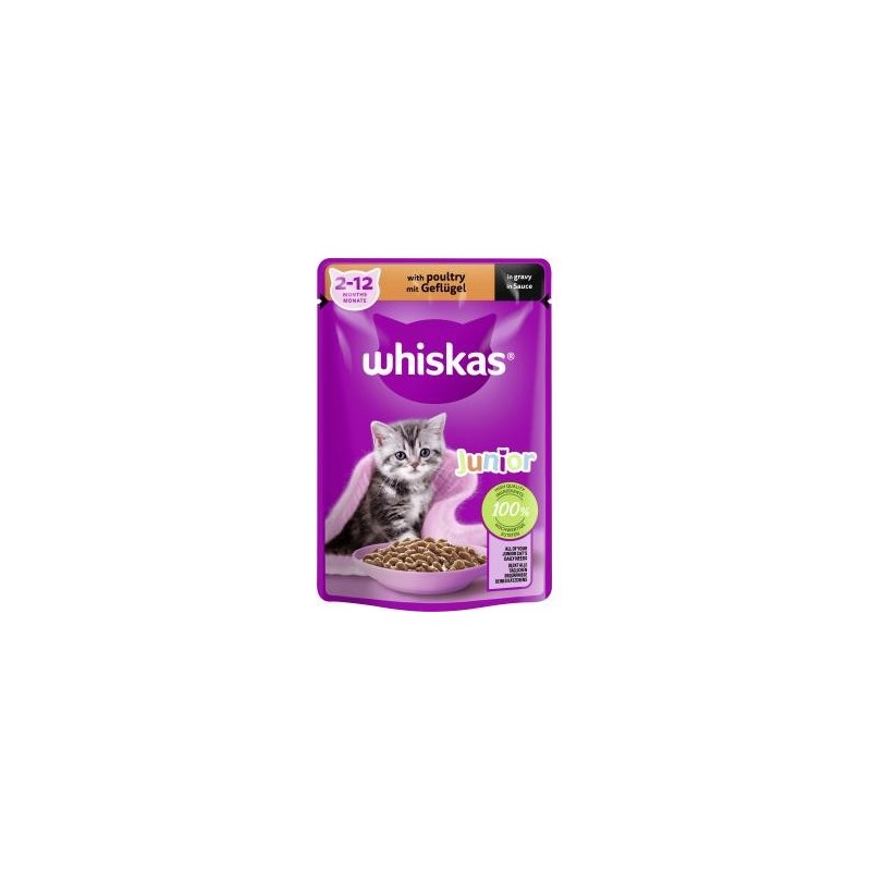 Whiskas Junior mit Geflügel in Sauce