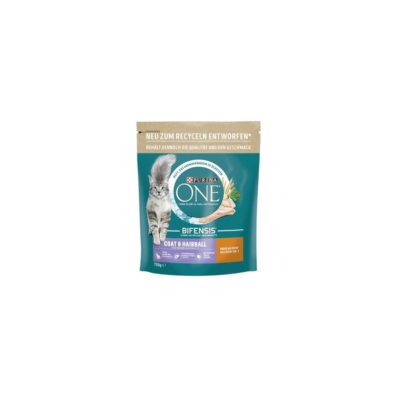 Purina One Bifensis Coat & Hairball Reich an Huhn