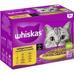 Whiskas 1+ Geflügel Auswahl in Sauce