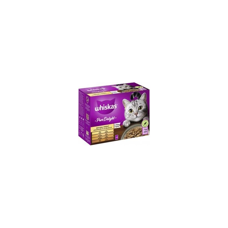 Whiskas Pure Delight Geflügel Ragout in Gelee