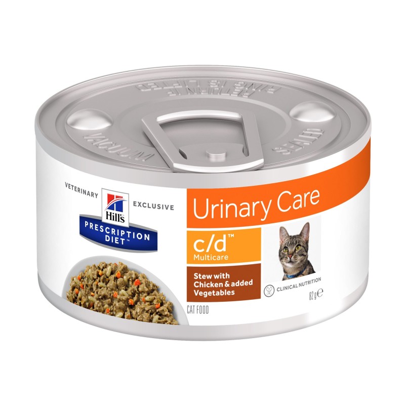 Hill's Prescription Diet c/d Multicare Ragout Katzenfutter - Dosen - 24 x 82 g