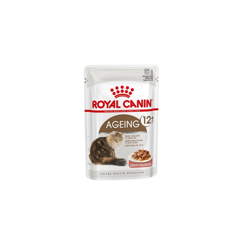 Royal Canin Ageing 12+ in Gravy Katzenfutter - Frischebeutel - 12 x 85 g