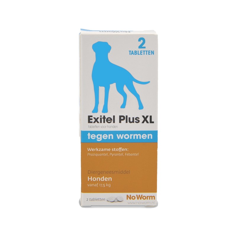 No Worm Exitel Plus Hund (minimal 0,5 kg) - 2 Tabletten