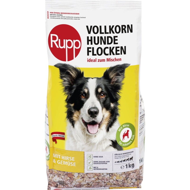 Rupp Vollkornhundeflocken mit Gemüse - 1 kg