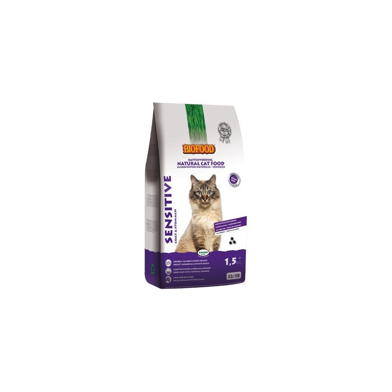 Biofood Sensitive Katzenfutter - 1,5 kg