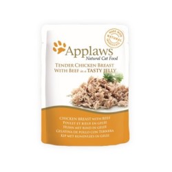 Applaws in Jelly Katzenfutter - Frischebeutel - Chicken Breast & Lamb - 16 x 70 g