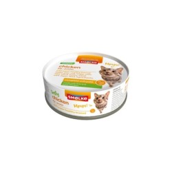 Smølke Soft Paté Katzenfutter - Dosen - Huhn - 24 x 80 g