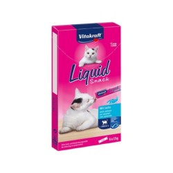 Vitakraft Cat Liquid Snack - Lachs - 90 Gramm (6 x 15 Gramm)