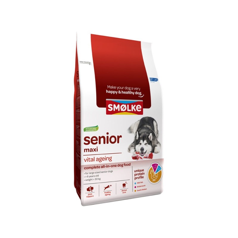 Smølke Senior Maxi Hundefutter - 12 kg