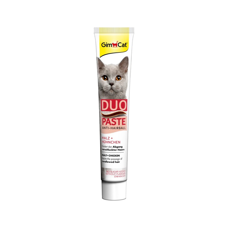 Gimcat Anti-Hairball Duo-Paste - Käse & Malz - 50 g