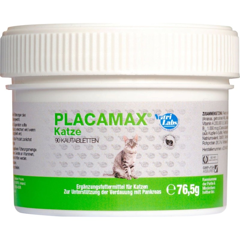 NutriLabs PLACAMAX Kautabletten für Katzen - 90 Kautabletten