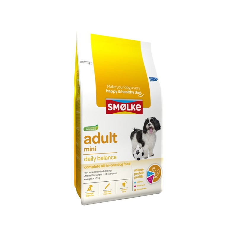 Smølke Hund Adult Mini Hundefutter - 12 kg