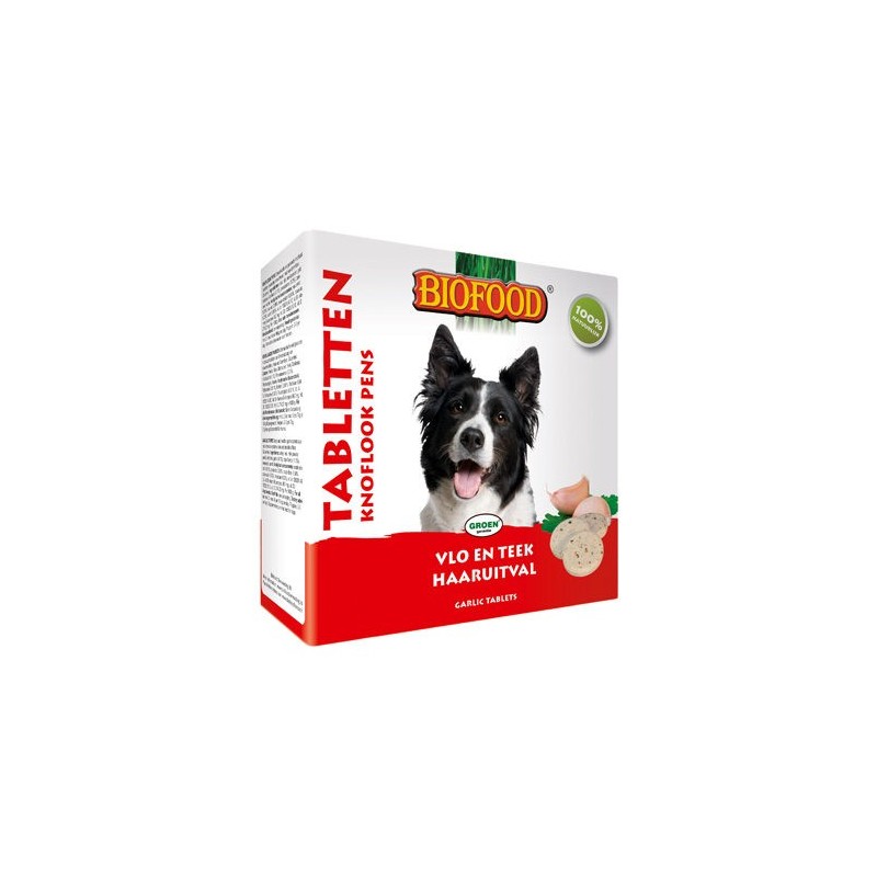 Biofood Knoblauchtabletten 100 Stück (Mini) - Meeresalgen - 100 Stück