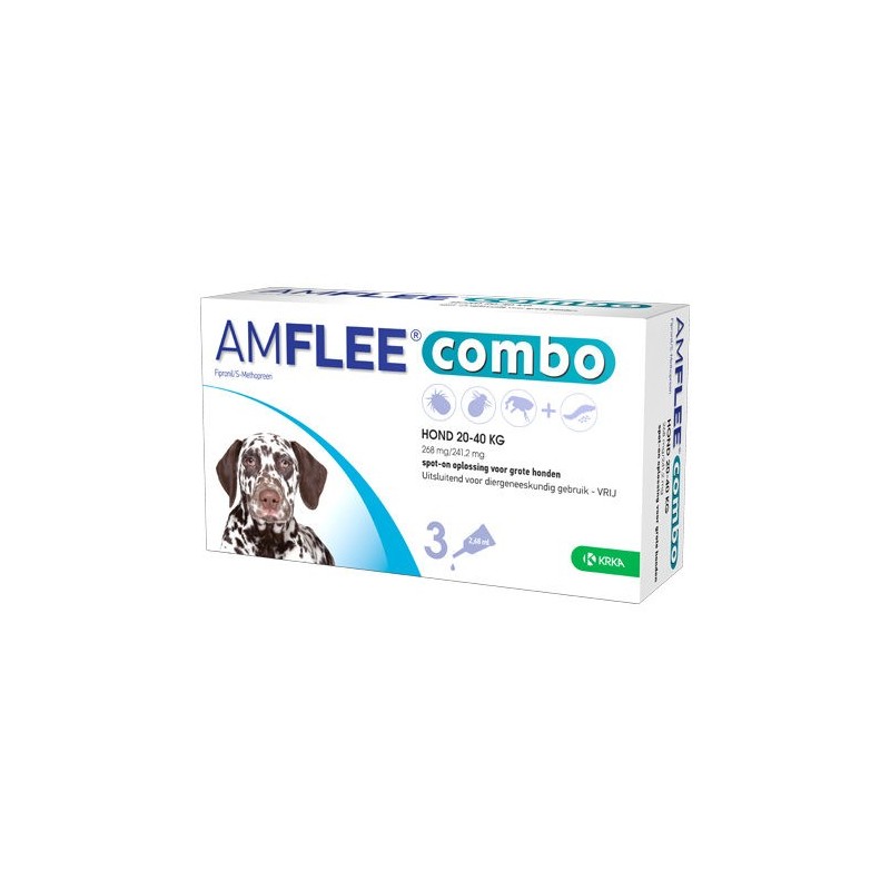 Amflee Combo Spot-on Hund - 67 mg (2-10kg) - 3 Pipetten