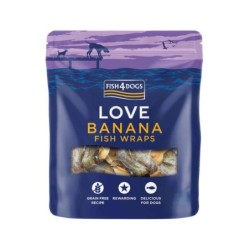 Fish4Dogs Wraps - Banana & Fish - 100 g