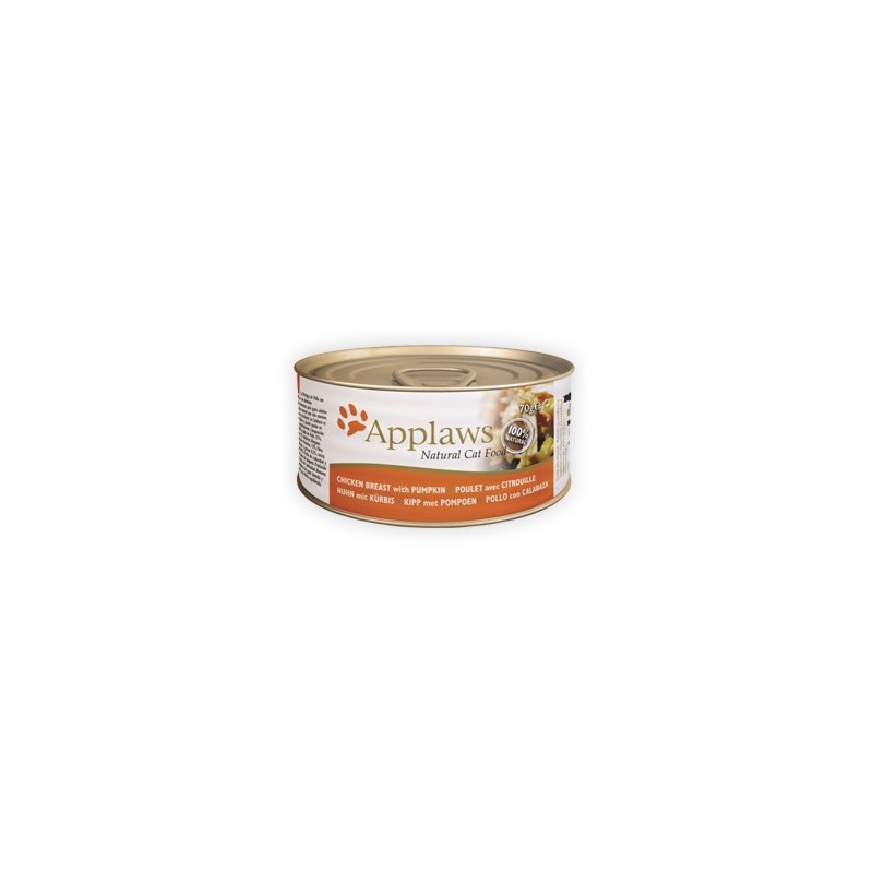 Applaws Katzenfutter - Dosen - Chicken Breast & Pumpkin - 24 x 70 g