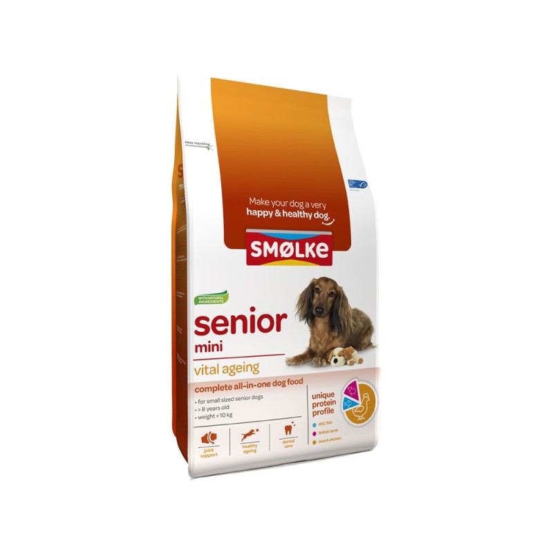 Smølke Hund Senior Mini Huhn - 3 kg